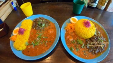 西荻窪 カレー 南口すぐにオープンした間借りカレー イマサラガラムマサラ 鮮やかに光るカレー スパイス は優しめ 193go Jp いくみごードットジェイピー