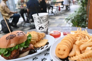 広尾「ショーグンフライド」ショーグンバーガーのフライドチキン＆ポテト専門店へ！テラスで揚げ物三昧。フライドポテト好きのパラダイス