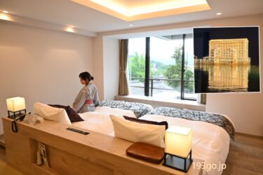 日本三景・宮島へ「宮島グランドホテル有もと」厳島神社に一番近い老舗旅館に宿泊！和モダンな客室、黄金大鳥居のナイトツアーも