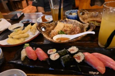 「すし太郎」石垣島で名物まぐろに寿司＆魚料理、沖縄料理も楽しめる！ボリューミーで旨い、アクセス良しのローカル居酒屋