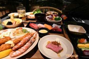 【宿泊リポ】「箱根ホテル小涌園」夕食に魚介たっぷりブイヤベースやジャンボ海老フライ！海老三昧できる豪華ビュッフェ　お寿司にステーキも