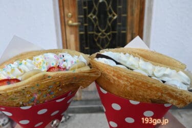 愛知・豊橋「奈。かふぇ」で新食感クレープ サクパリ!フリフリクリームが可愛い、カスタマイズも