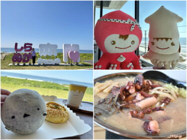【北海道】海岸線が広がる「道の駅しらぬか恋問館」地元産タコたっぷり「寶龍」のタコラーメンが絶品！味噌スープとプリプリタコを味わう